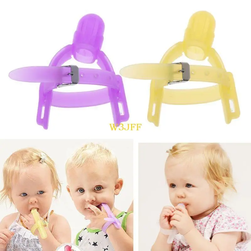 

W3JF Silicone Teethers For Babies Thumb Sucking Finger Protector Prevent Fingers