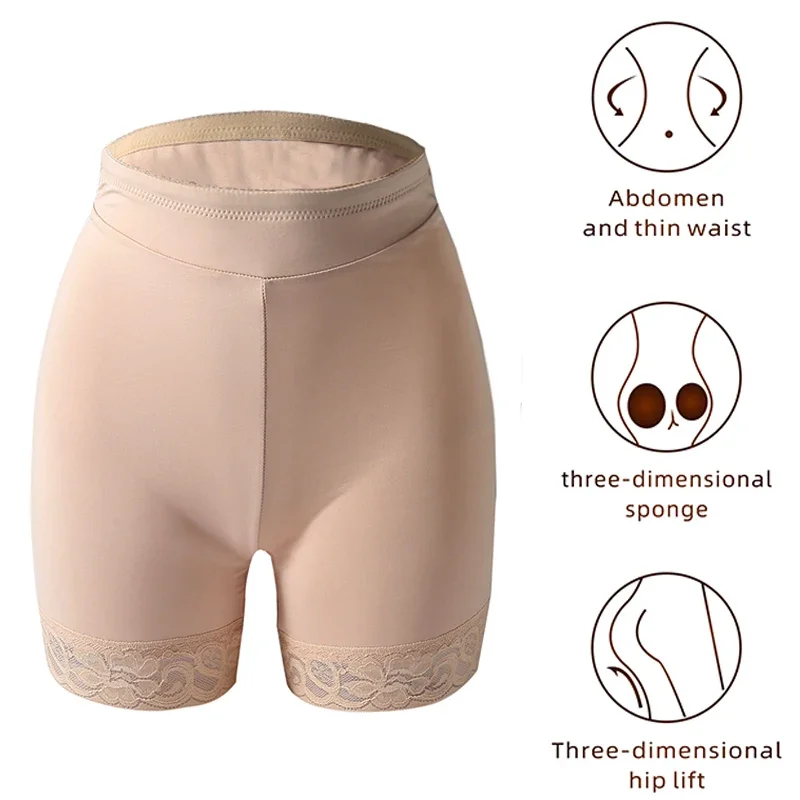 Butt Lifter Shaper กางเกงสะโพก Shapewear Push Up Booty Enhancer ควบคุมกางเกงที่มองไม่เห็นชุดชั้นในปลอมสําหรับสตรี