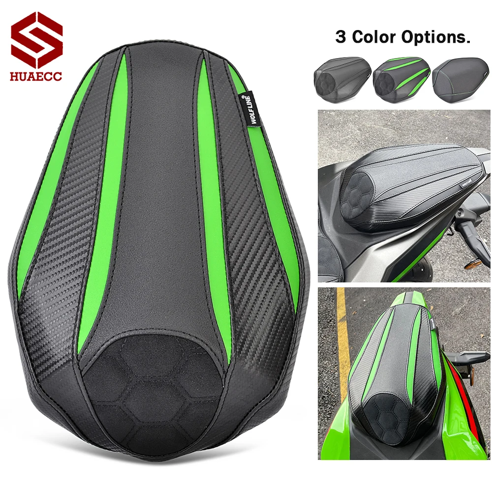

ZX-4R ZX-4RR 2023 2024 Motorcycle Rear Front Rider Cushion Solo Seat Pad for Kawasaki Ninja ZX4R ZX4RR ZX 4R 4RR 2023-2024