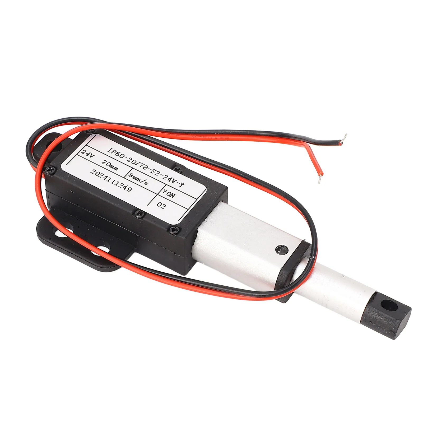 Mini Linear Actuator with Wing 24V Electric Actuator for Sofa Robot Servo 20mm Stroke 70N Thrust 8mm/s Speed view 4