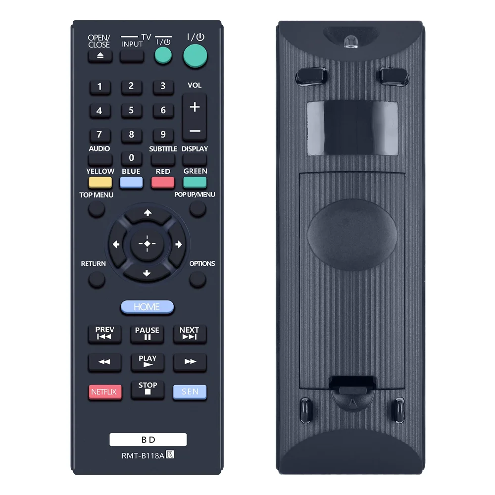 Replacement RMT-B118A Remote Control Compatible with SONY Blu-Ray DVD Player BDP-BX18 BDP-S185 BDP-BX3100 BDP-BX39 BDP-S1100