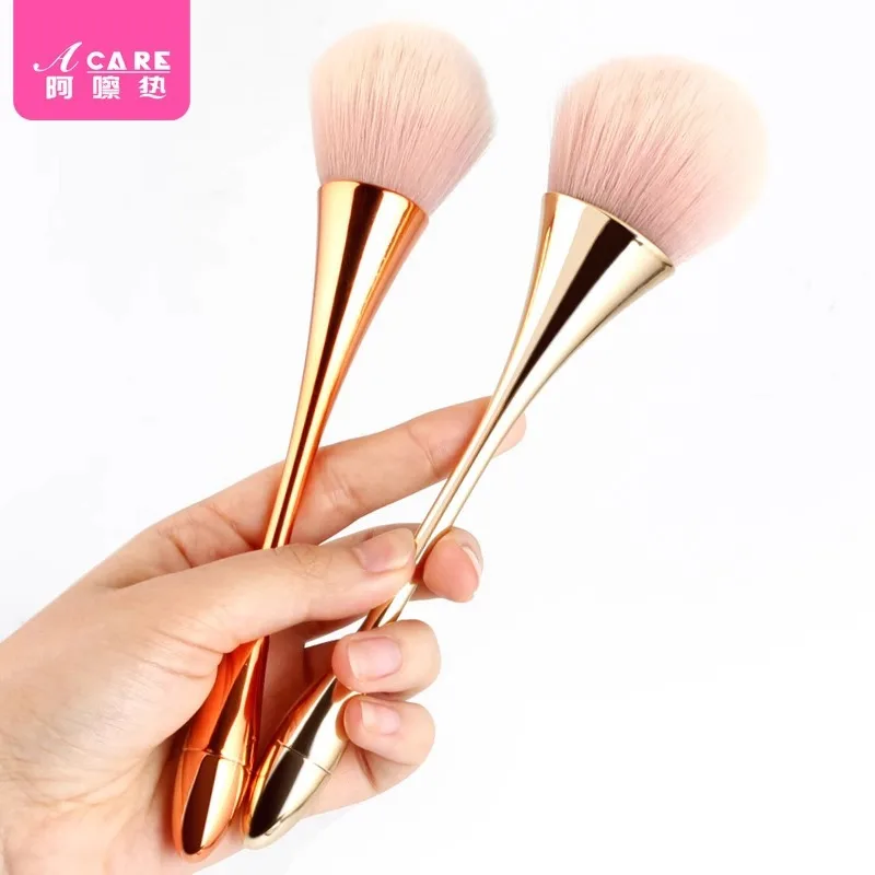 Dx01/pincel de póB1PQ0-fácil de usar cintura pequena grande fofo macio e portátil pincel de maquiagem blush pincel de pó solto