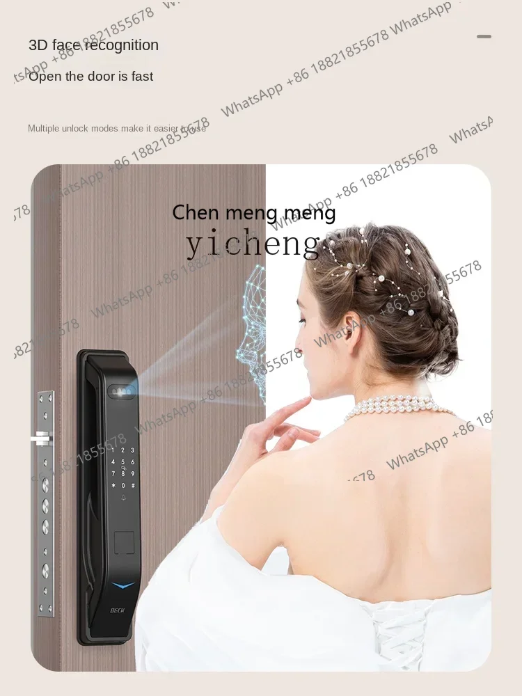 AB02 ZF Smart Lock Face Recognition Fingerprint Lock Peephole Viewer Home Intelligence