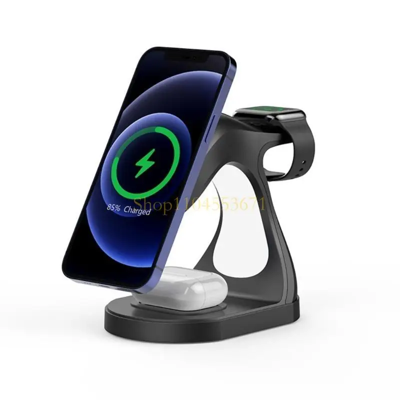 

Бестселлер, магнитная подставка для беспроводного зарядного устройства, беспроводная зарядная станция со светодиодной дорожное