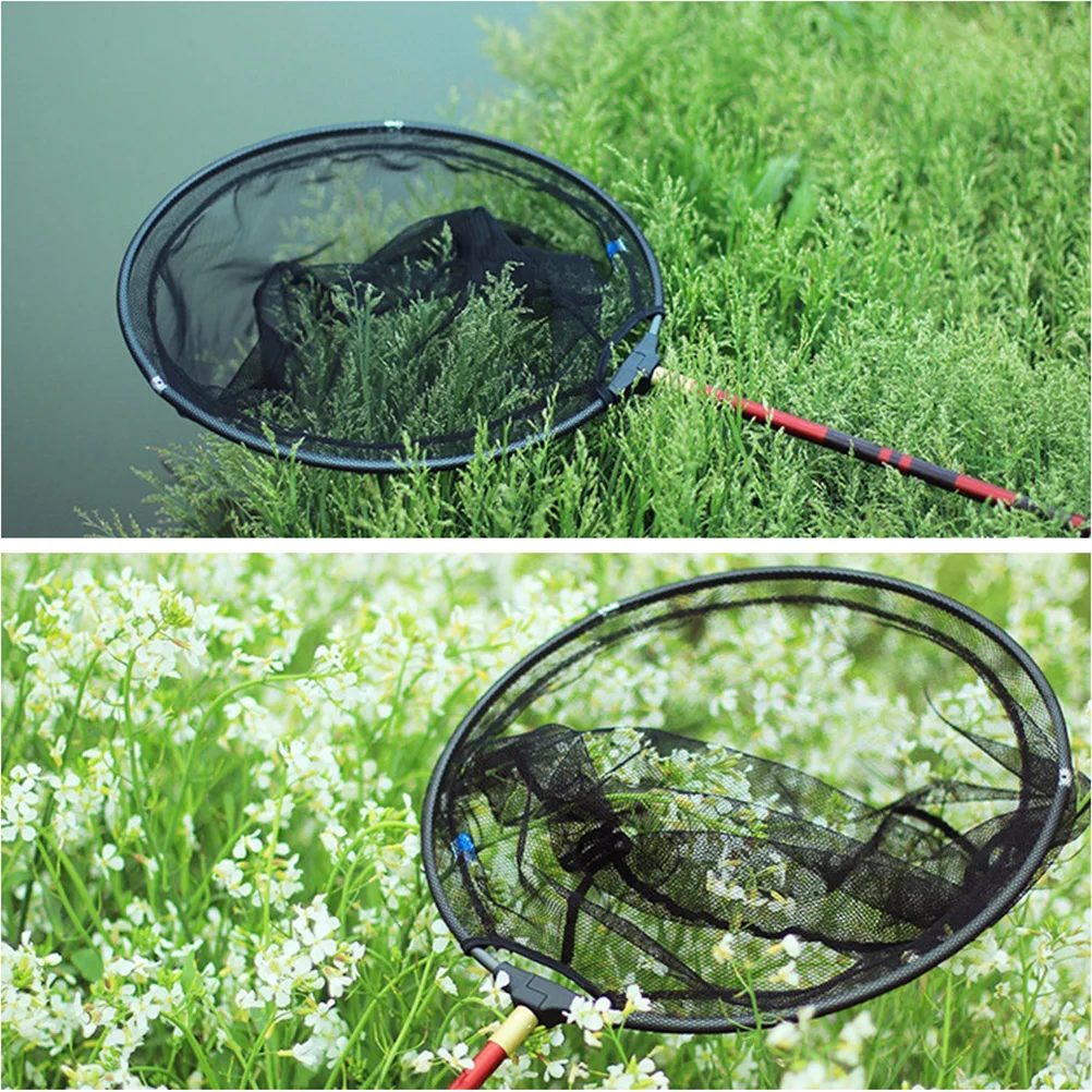 

45Cm Aluminum Alloy Foldable Landing For Trout Stream Shore Fishing Rustproof Lightweight Easy Carry Fish Mesh Head Foldable