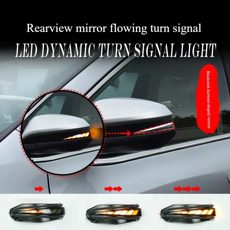 Rearview mirrors yellow light flowing water turn signals For Toyota HYBRID ESQUIRE