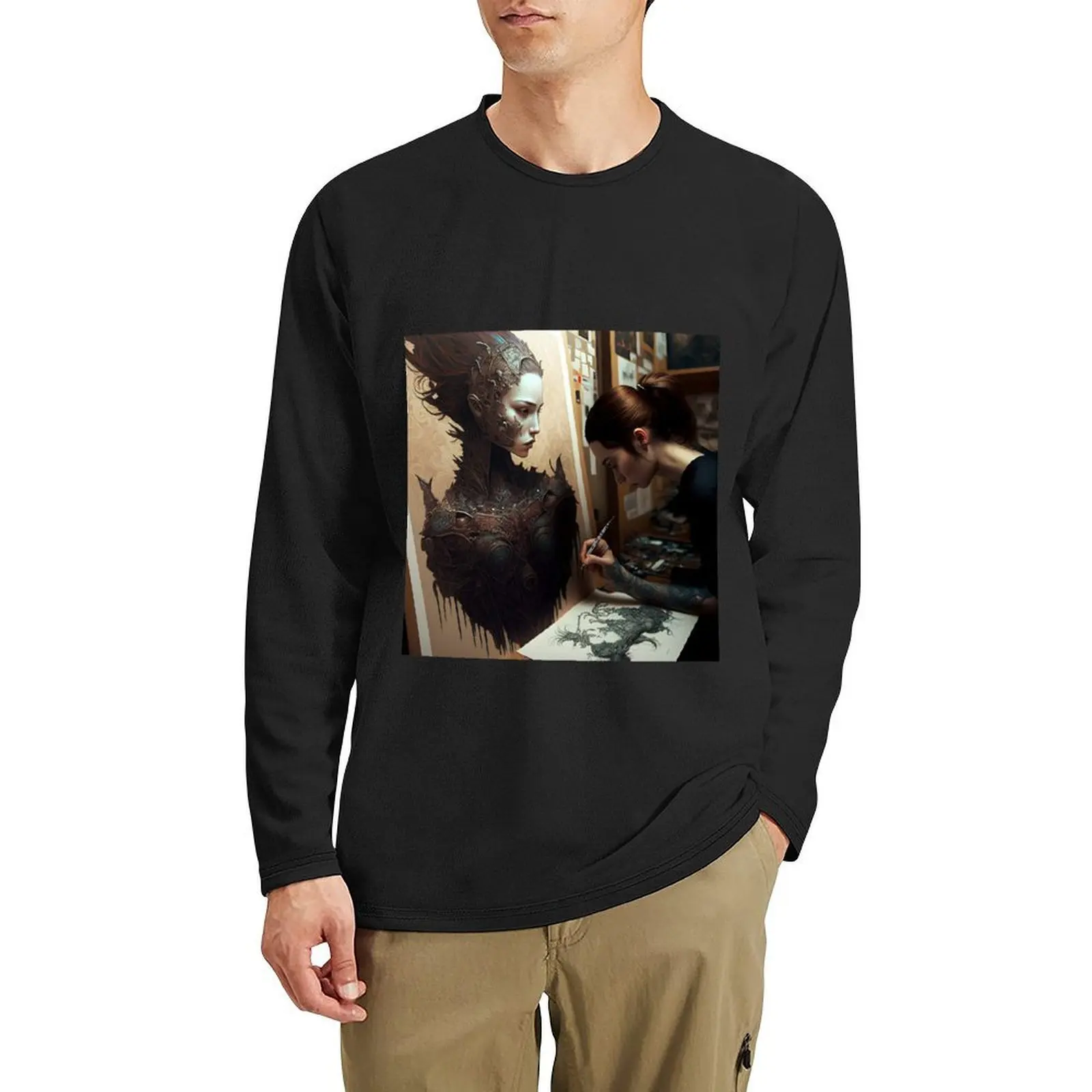 

Watch, observe, and learn Long T-Shirt oversized t shirt cute clothes tees sports fan t-shirts tshirts for men