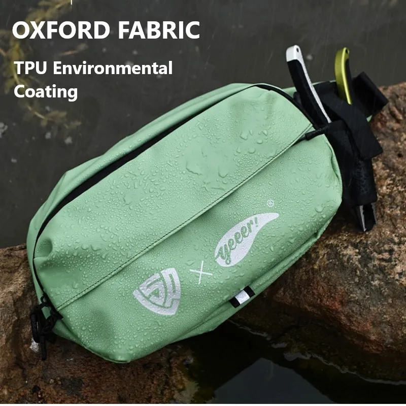 LSP Fishing Waist Bag Outdoor Sports Lure Bag Backpack Hike Oxford cloth Waterproof Chain with Plier Cover Free