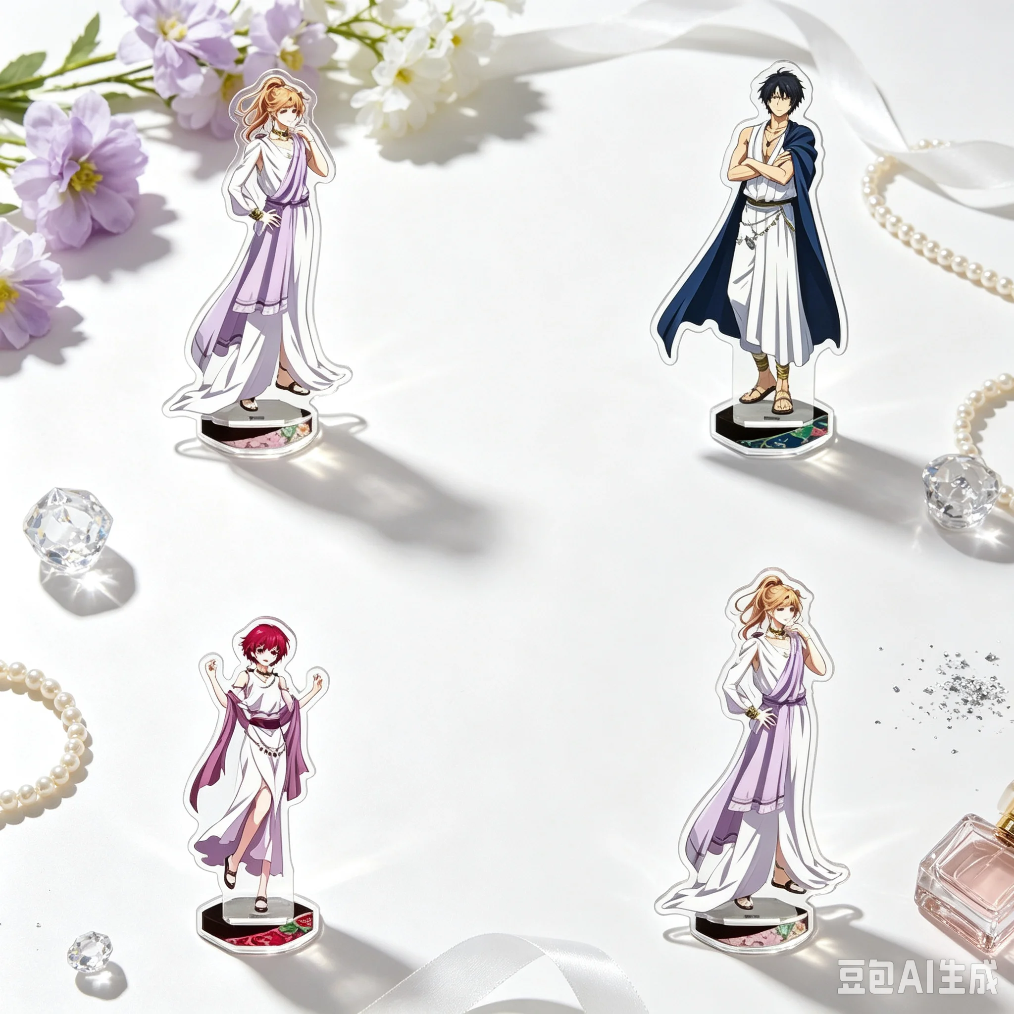 15cm HOT SELL Anime Yona Of The Dawn Acrylic Stand Modlel Desktop Decoration Game Collectible Ornament Gift For Fans Keychain