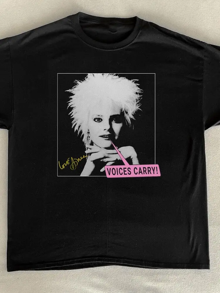 Vtg Voices Carry Aimee Mann Til Tuesday Cotton Black S-5XL Unisex Shirt AA2294