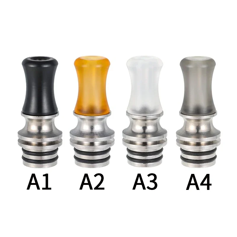 1Pcs  MTL 510 Drip Tip Stainless Steel PEI PC POM Long Snout for  510 Machine Drip Tips  Accessories