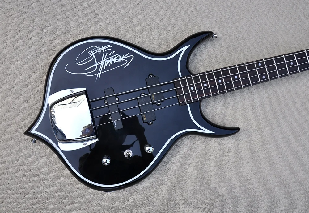 Flyoung Factory Custom Made Guitar 4 Strings Bass Guitar Rosewood Fretboard Electric Bass