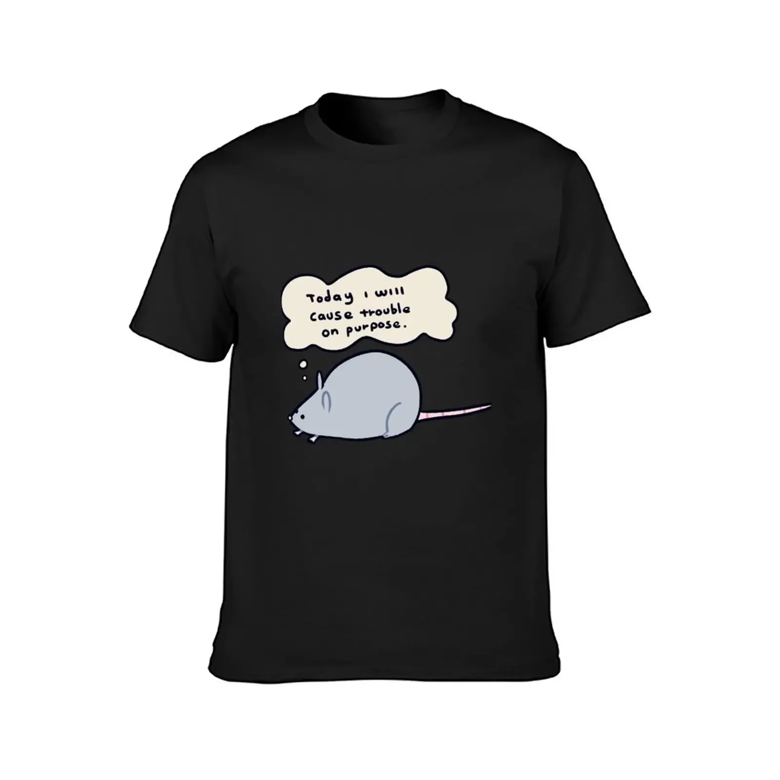 mischievous rat T-Shirt anime figures anime rapper graphic tees plus size clothes mens shirts graphic tee