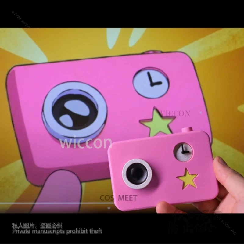 Anime Takopii no Genzai Yumeko Morioka Cosplay Props Accessory Ribbon 26cm Doll Key Cahin Press Camera Halloween Women Party