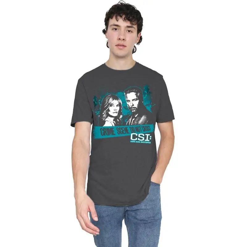 

Csi Cross The Line T Shirt S 2Xl Charcoal