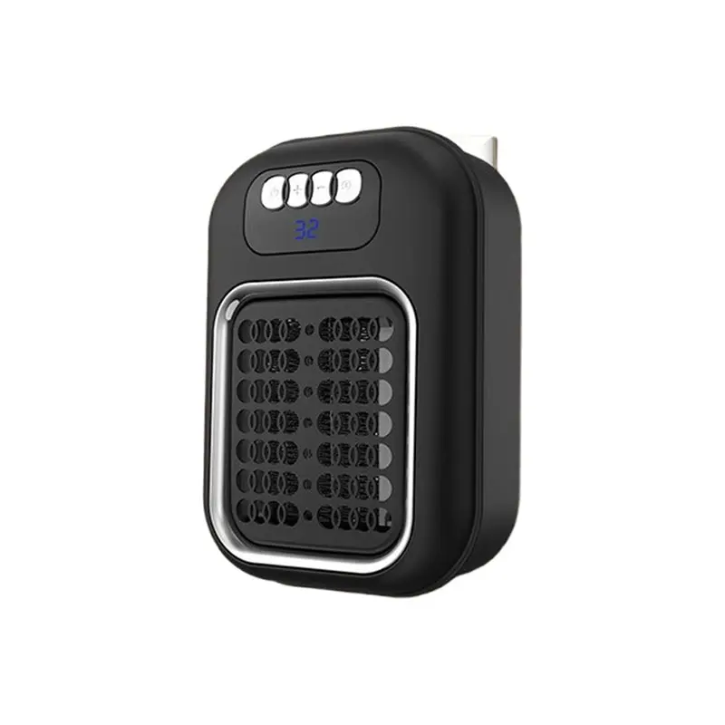 

Мини-электрический обогреватель, портативная настенная вилка, комнатный обогреватель с таймером, быстрый нагрев для офиса, спальни, стандарт ЕС, вилка европейского стандарта