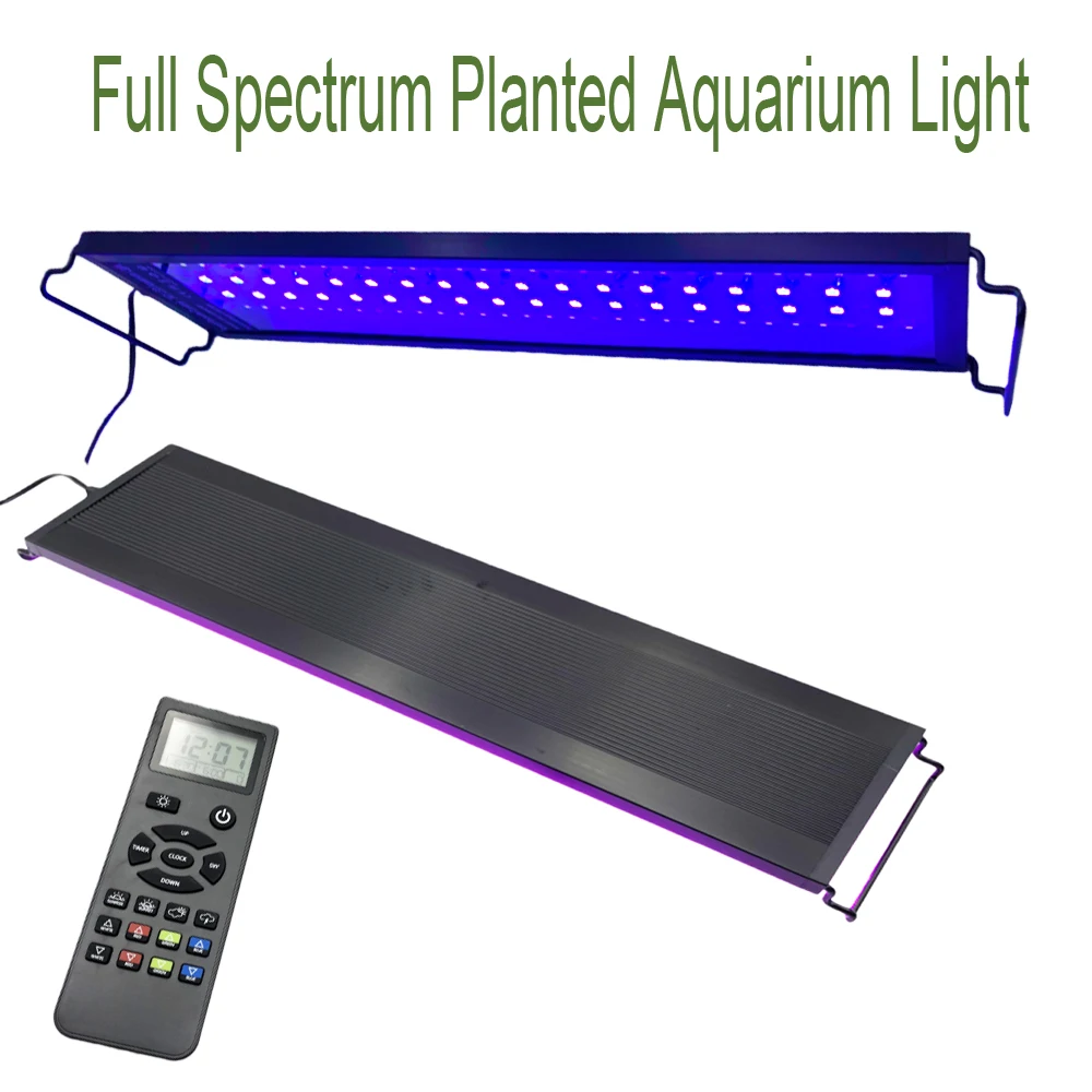 

Программируемый светильник для аквариума 30-36 дюймов для растений WRBG DIY, цветной светильник для аквариума, функция памяти с дистанционным управлением