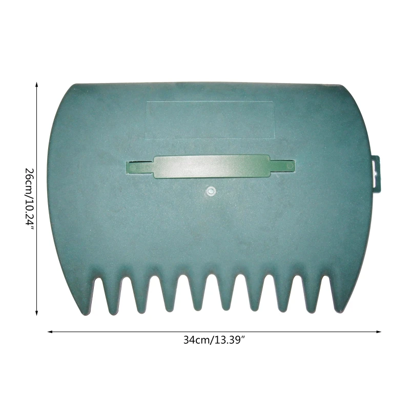 1 คู่แบบพกพา Garden และ YARD Leaf Scoops Hand Rakes สำหรับสนามหญ้าและสวนทำความสะอาด-Up Heavy Duty เศษสนามหญ้าใบ