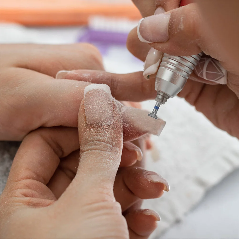 

3 шт., набор алмазных сверл для ногтей, инструмент для удаления кутикулы, полировальный инструмент, шлифовальная головка для маникюра, многофункциональный комплект для домашнего салона