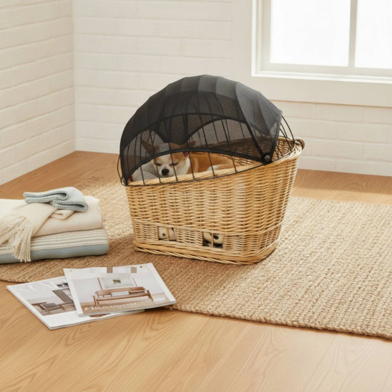 Bike Basket Canopy Arched Cycle Basket Cover Sun Shade Cover Snap-Fastener Heat-Dissipating for Cyclists, Outdoor Riding