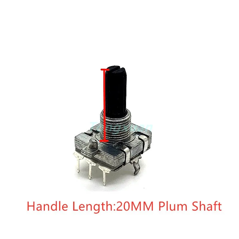 1pc EC16 Rotary Encoder 24 Position 24 Pulse Digital Rotary 3Pins Amplifier Volume Switch Induction Cooker Switch