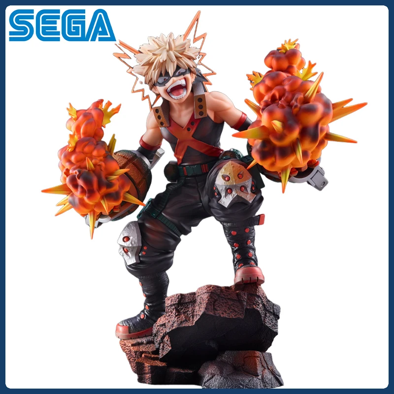 En Stock SEGA S-FIRE My Hero Academia Bakugo Katsuki personaje de Anime colección de PVC figura modelo ornamento regalo de cumpleaños