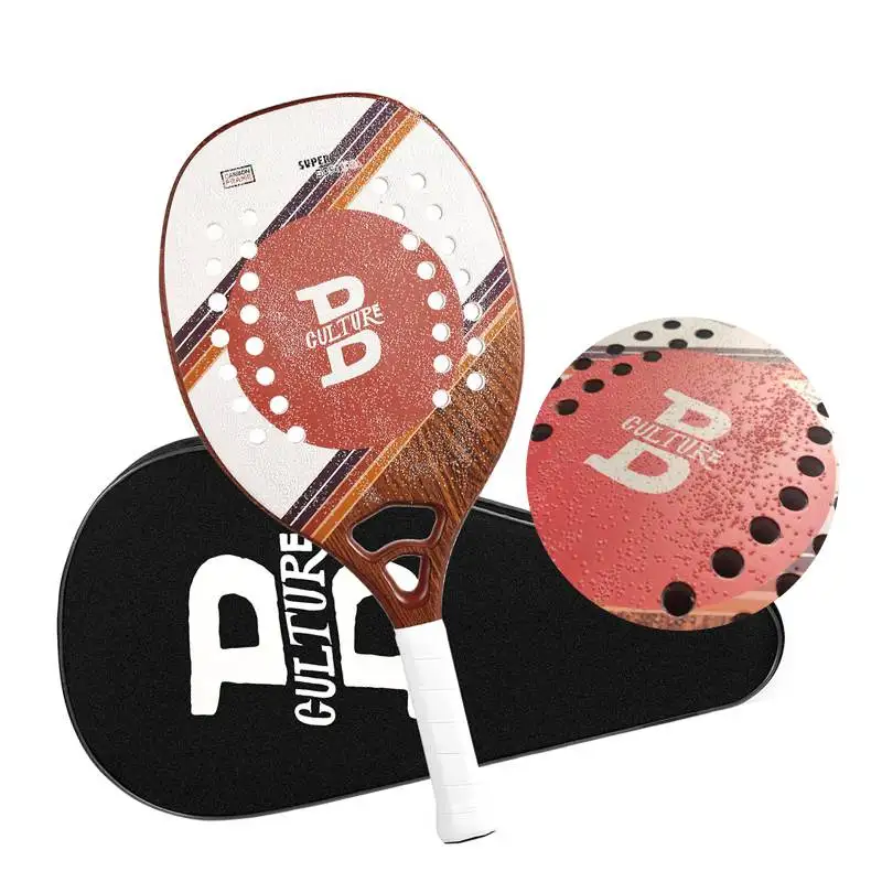 

Beach Tennis Racket 3k Carbon Tennis Racquet Eva Soft Face Raqueta De Tenis Areia Superfície áspera Raquette Paddel Homme