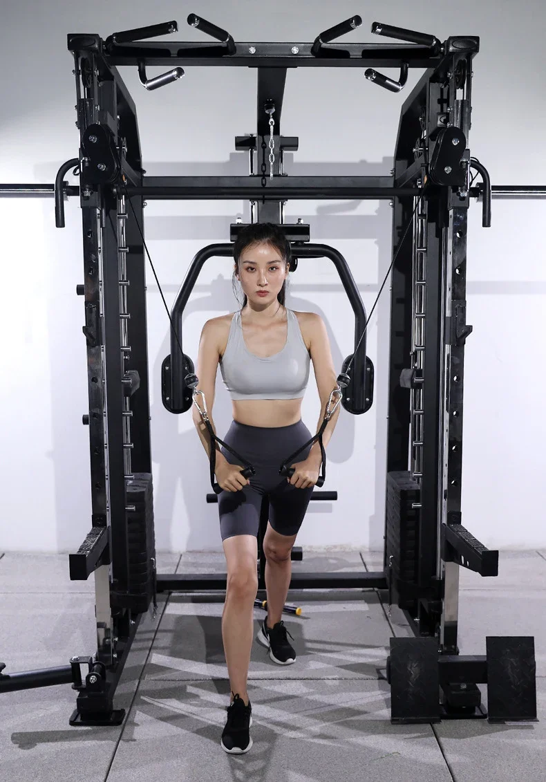 Multi-functional Smith Machine Fitness Training Gym Equipment Commercial Smith Training Machine