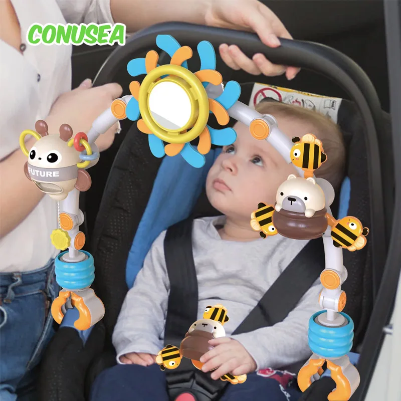 

Baby Toys 12 Months Stroller Toy Musical Mobile Crib Newborn Babies Sensory Toys 0-24 Months Hanging Bed Bell Educational Toys