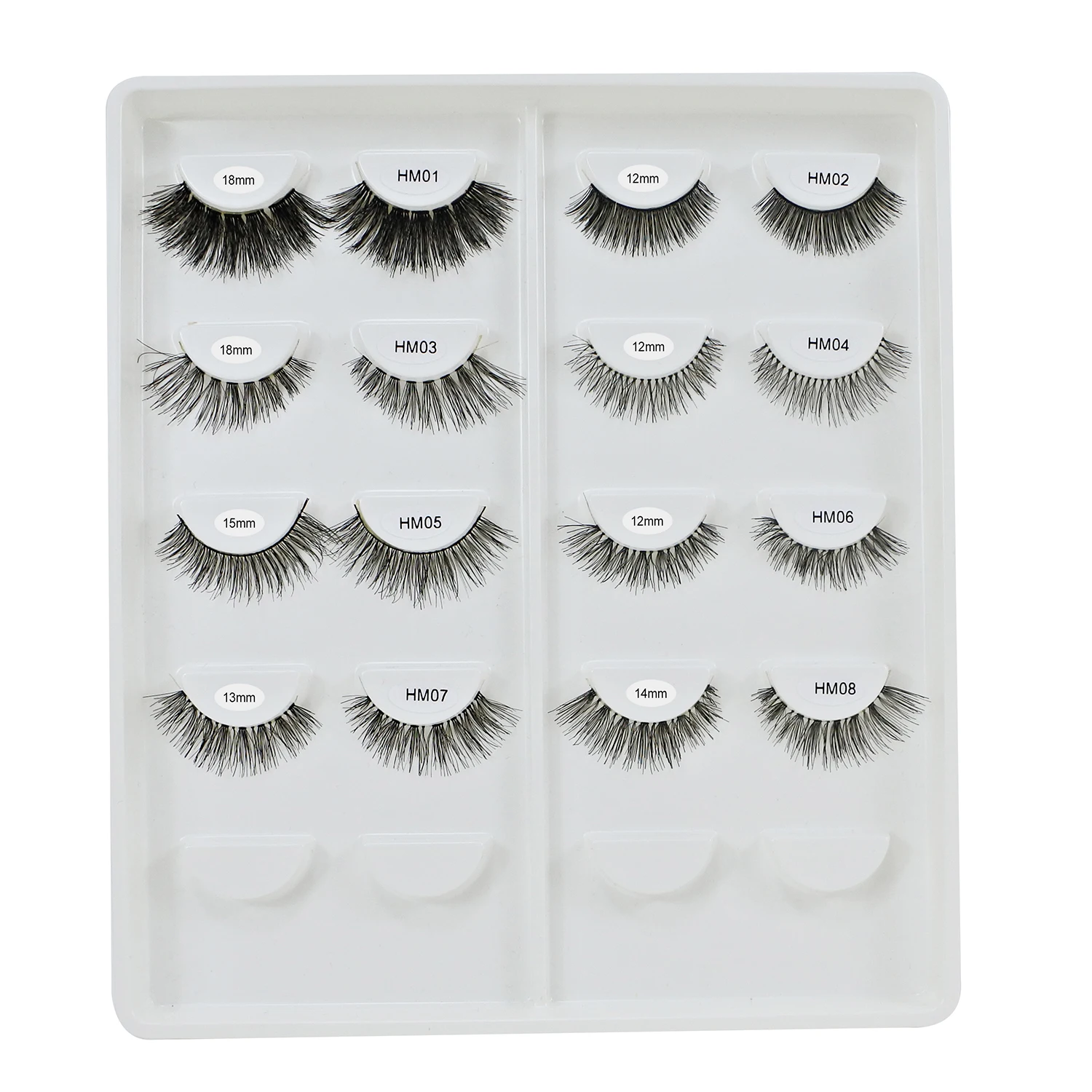 100% cílios de cabelo humano claro e preto banda fina natural tira completa cílios fornecedores feitos à mão cílios postiços