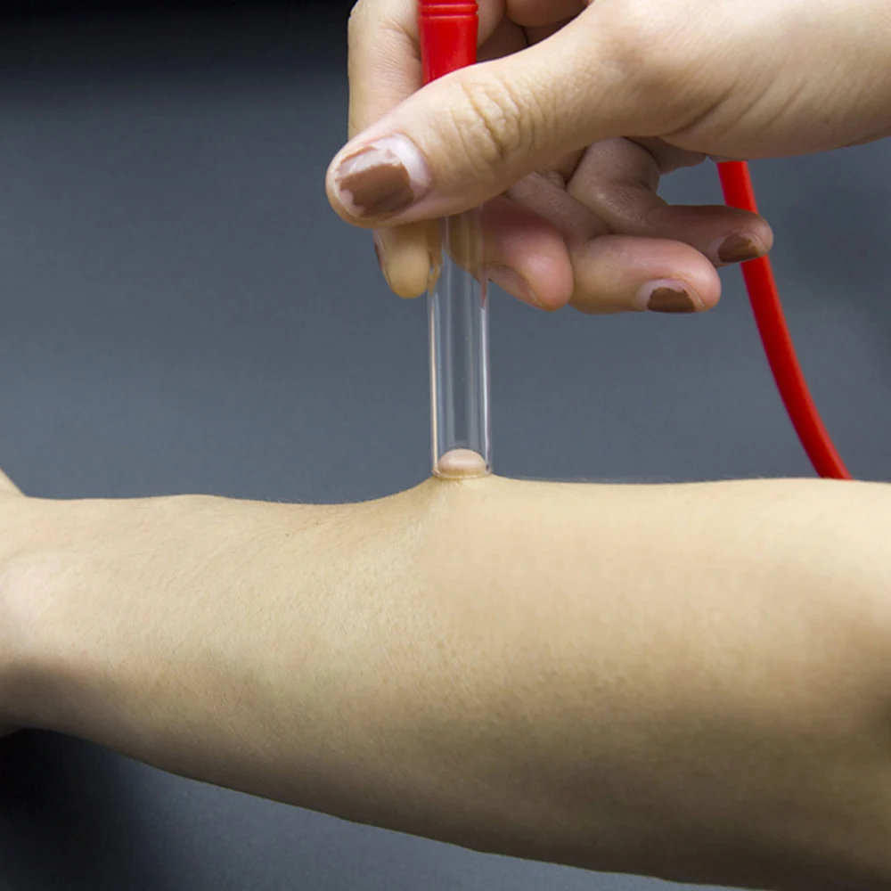 1-10 pezzi tubo per aspirapolvere per punti neri detergente per pori del viso tubo di vetro per rimozione punti neri