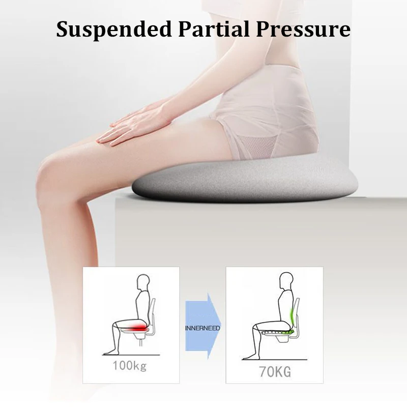 Multifunctional Decompress Office Seat Cushion Ergonomically Designed Pregnant Woman Chair Pillow Pad Orthopedic Hip Cushion