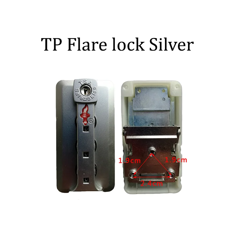 For TP Flare lock Original Baggage Customs Lock Luggage Accessories Combination Lock Simple Portability Anti-theft Security