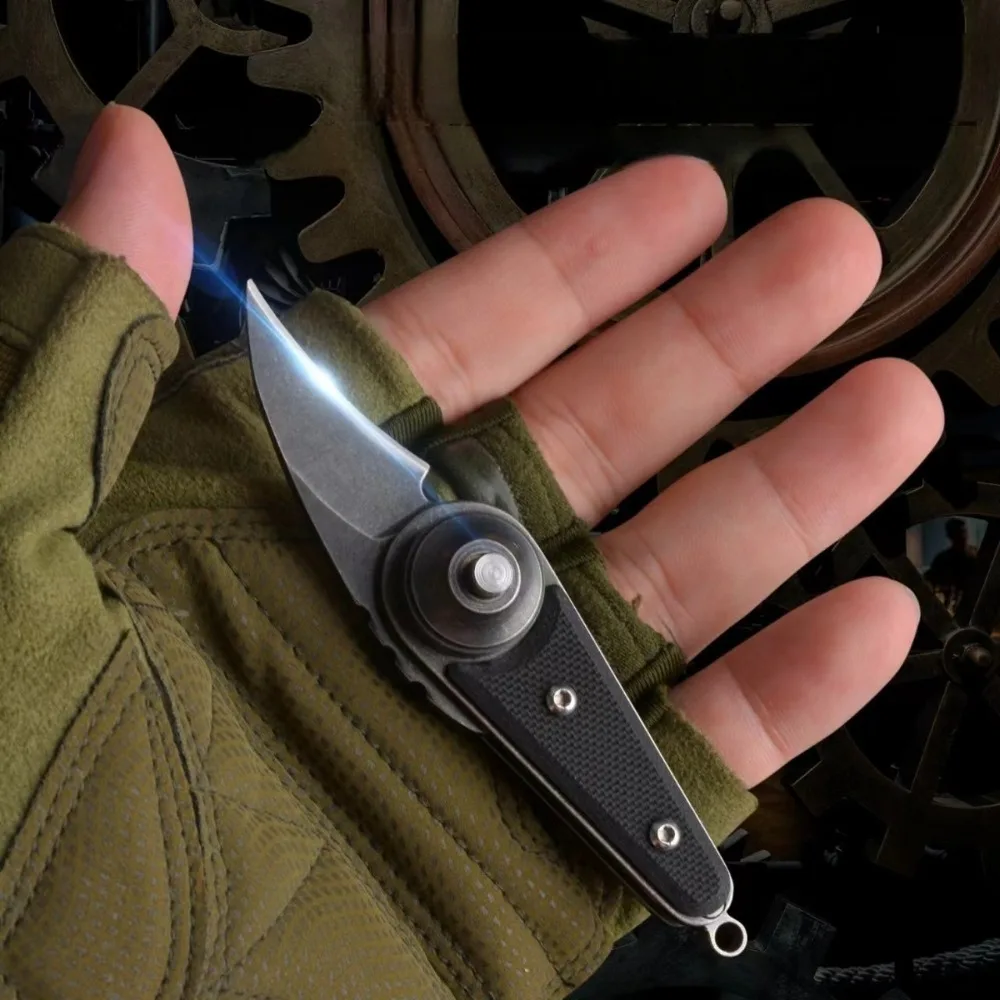 New Wing Dragon Fruit Knife Portable Keychain Folding Outdoor Cutting Tool Camping Beef and Sheep Chop Handle Meat Meal Knife