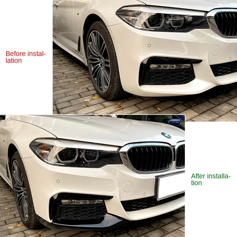 Suitable for BMW 5 Series G30 pre M Sport 525i 530i 2018-2020 front corner car sticker modification