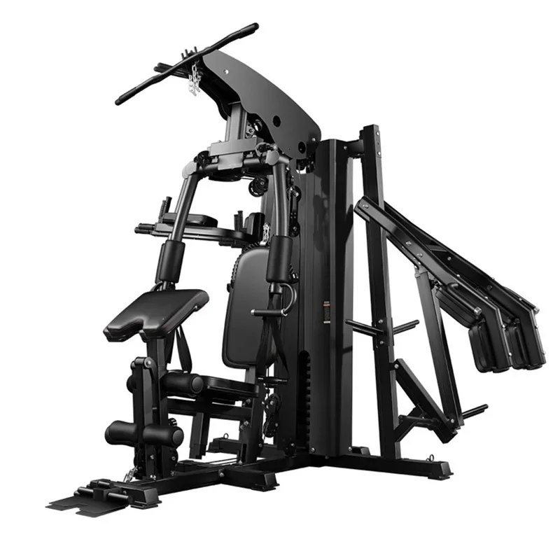 

Hot Sale Unisex 3 Station Home Gym Equipment Versatile Multi-Function Strength Fitness Training Tool Chest Shoulder Back Steel