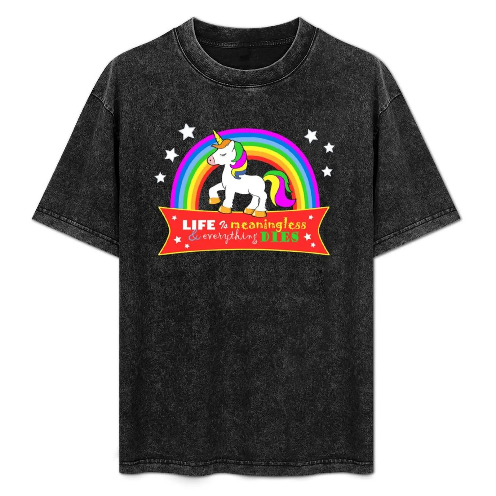 

Life is Meaningless & Everything Dies T-Shirt blue lock rapper graphic tees t shirt men