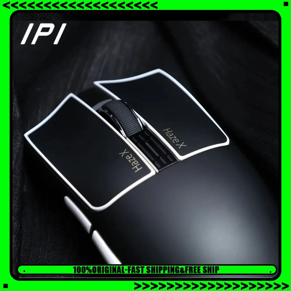 IPI HAZEX Wireless Mouse Three-Mode 8K PAW3955 Innovative TMR Vibration Sensing Micro Motion System Low Latency Gaming Mouse