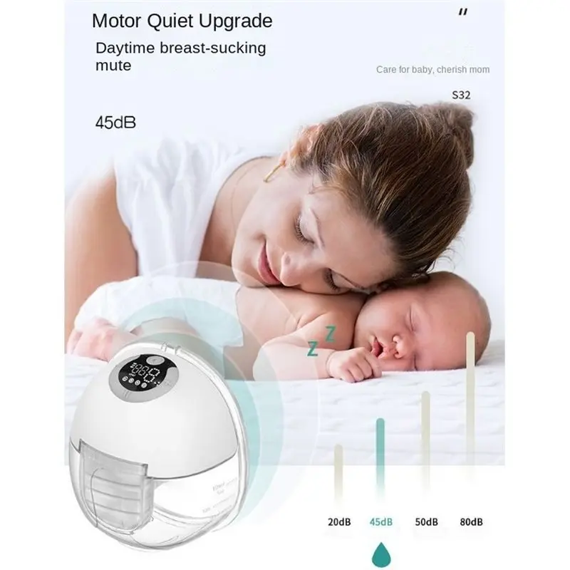YSUN-Fully Automatic, High-Suction Wearable Breast Pump, Quiet And Portable, Designed For Breastfeeding Mothers, Hands-Free Oper