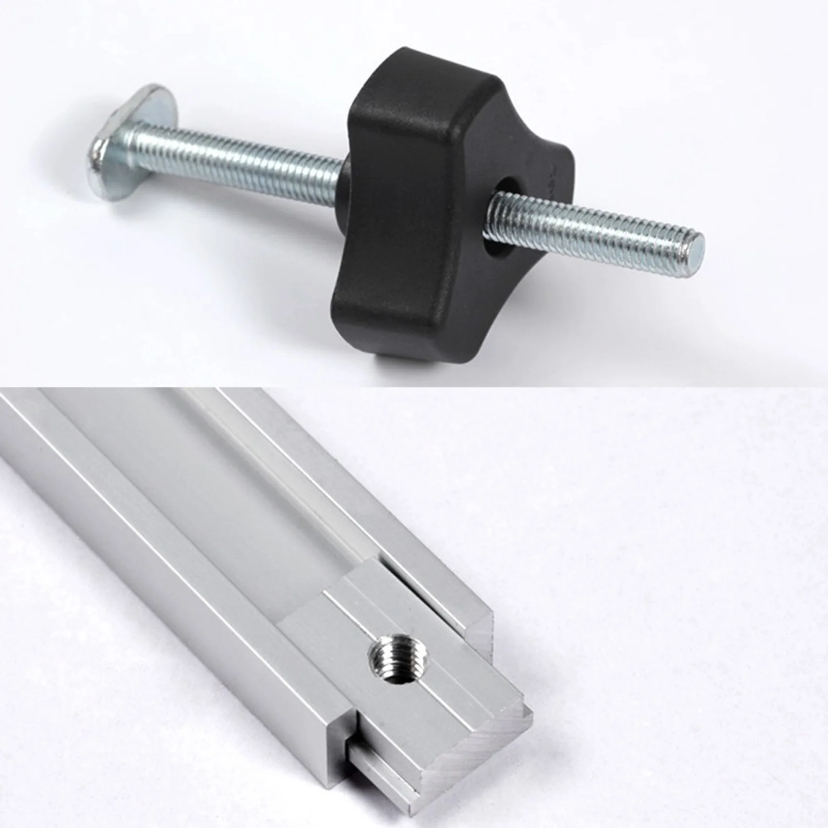 

A88E-2X 8 мм Металлический быстрозажимной фиксатор для Т-образных пазов и Т-образных направляющих, набор для DIY-проектов по деревообработке, S18, прямая поставка