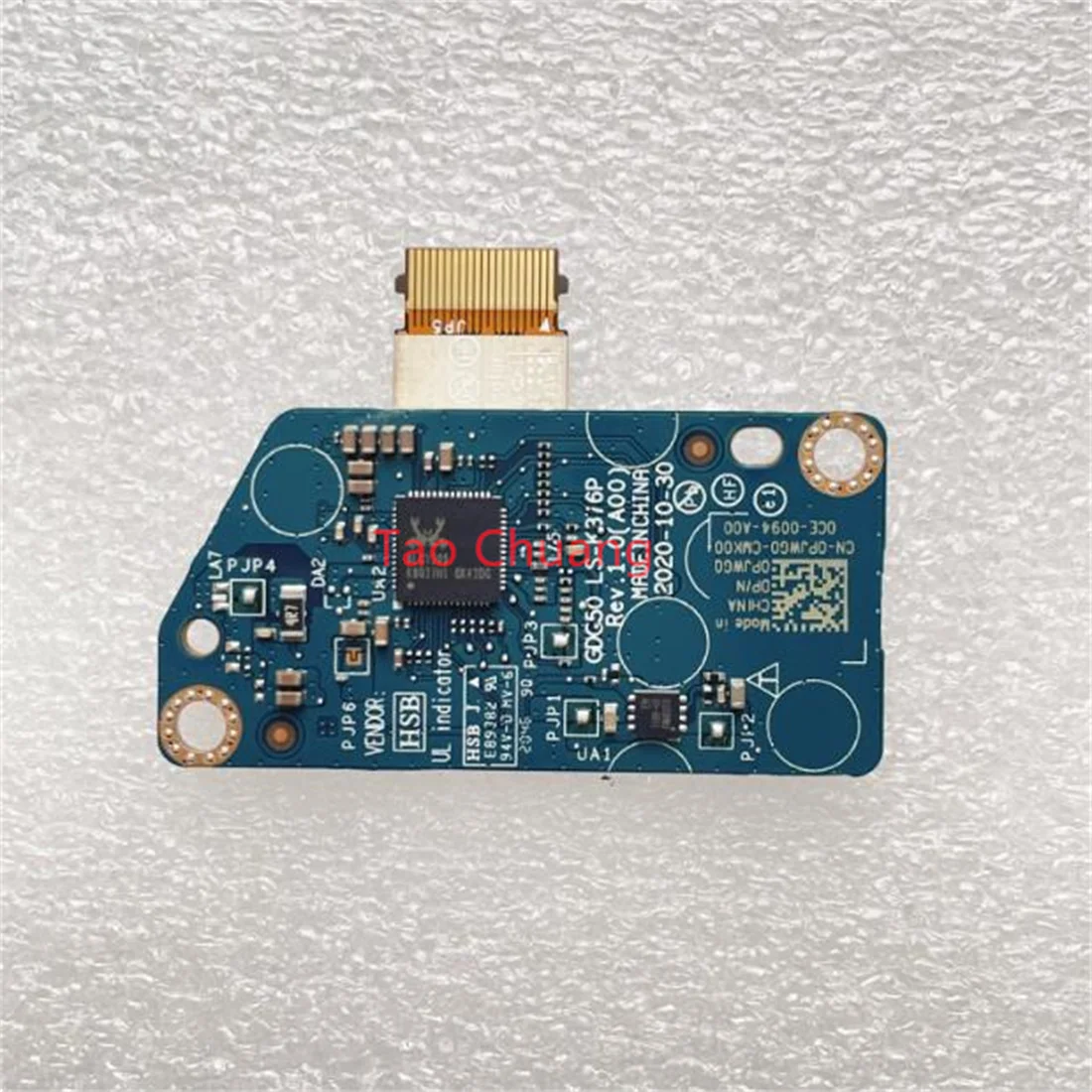 FOR DELL Latitude 7520 E7520 UL Indicator Board W Cable GDC50 LS-K376P 024PX0