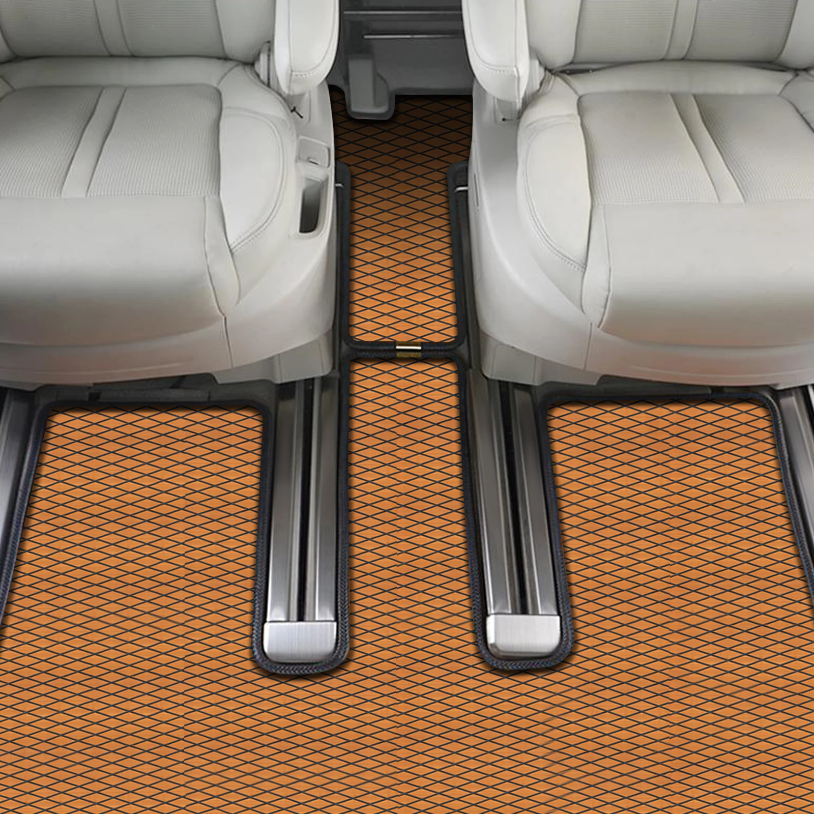 Boat Flooring EVA Foam Decking Sheet Faux Teak Marine Carpet Non-Slip Self-Adhesive Flooring Material for Kayak 94 X 35 Inch