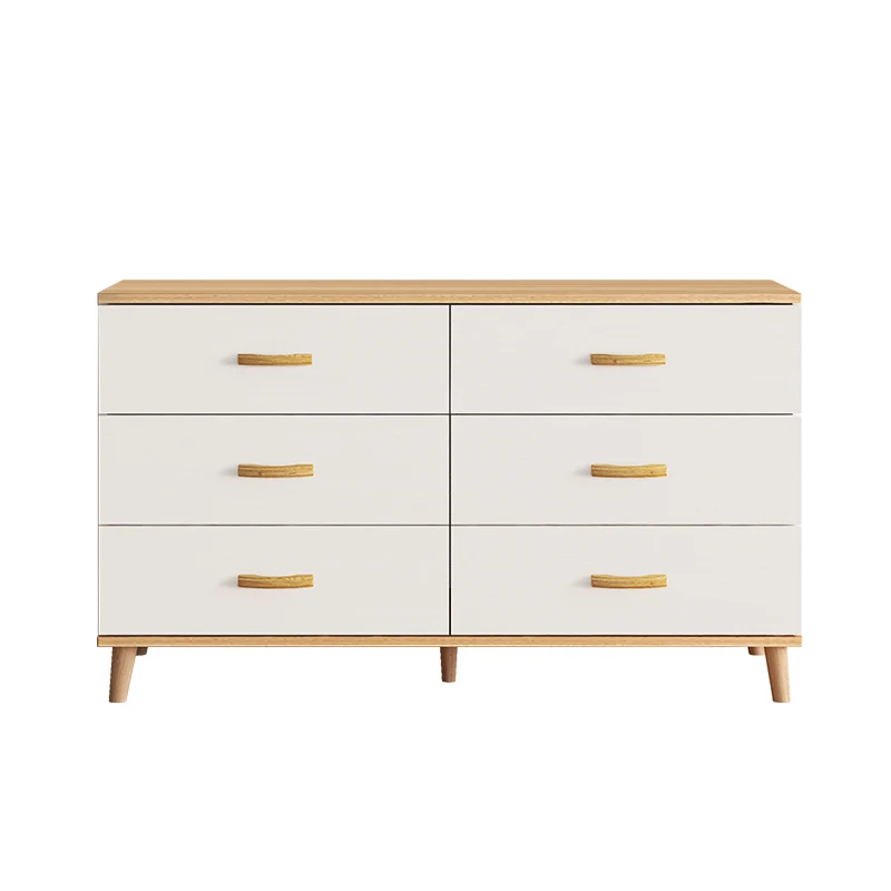 

Solid wood log wind chest cabinet household bedroom four bucket storage cabinet living room large capacity storage double row si