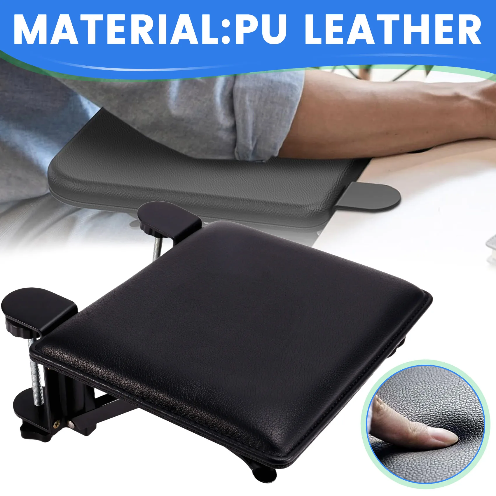 مساند للذراعين المكتبية العملية، مساند معصم مريحة، موسعات مكتبية، دعامات ذراع مكتب مريحة، مساند كوع قابلة للطي للمكتب