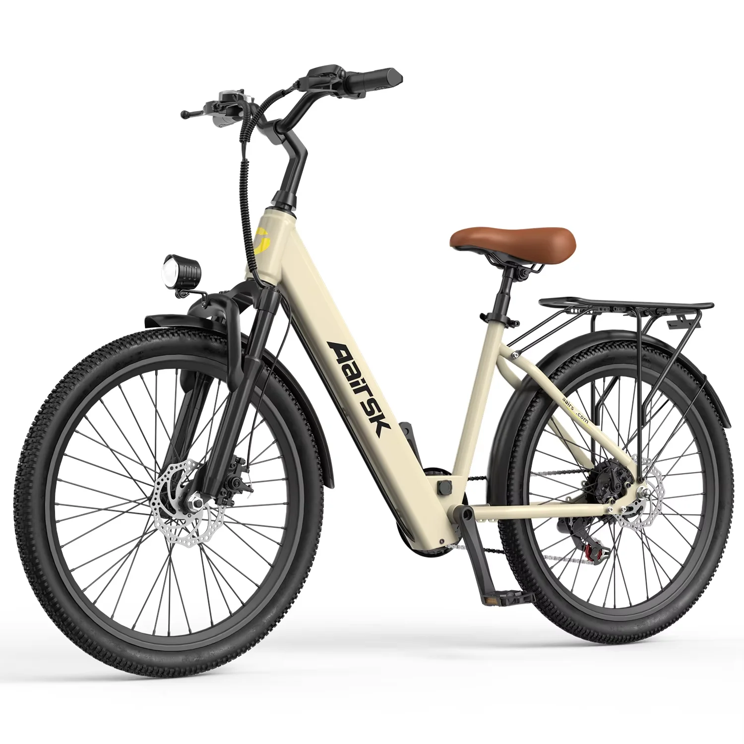 AliExpress Aairsk SU7 Electric Bike 250W Powerful Motor 36V13AH Lithium Battery Adult Riding Electric Bike 24-inch Tire City Commuter Ebike