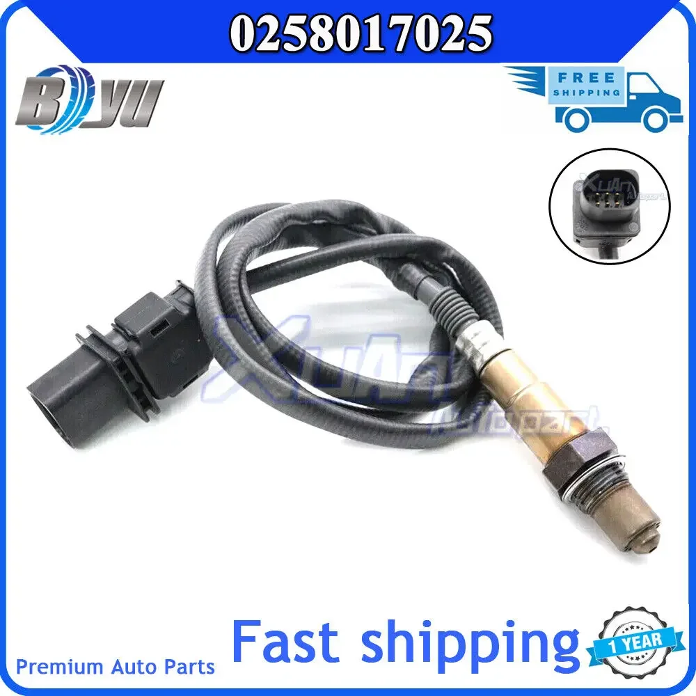 Car Lambda O2 Oxygen Sensor For SEAT EXEO AUDI A3 A4 A6 TT SKODA SUPERB 0258017025 For Volkswagen EOS GOLF JETTA NEW BEETLE