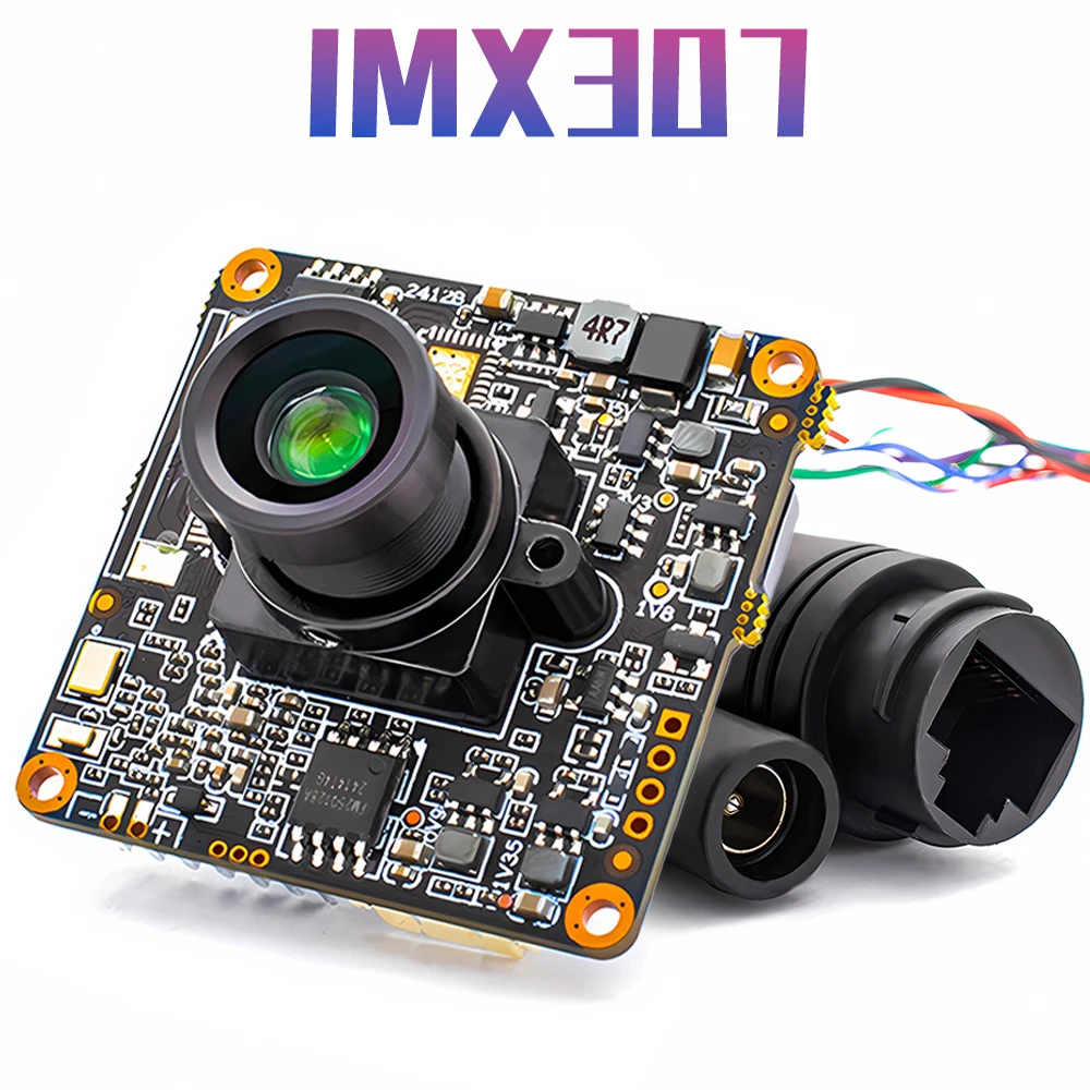 WGWK Industrial IP Camera Module 1080P 60FPS IMX307 Sensor HD Starlight Low Illumination 4.0mm 72° No Distortion RTSP Onvif SDK