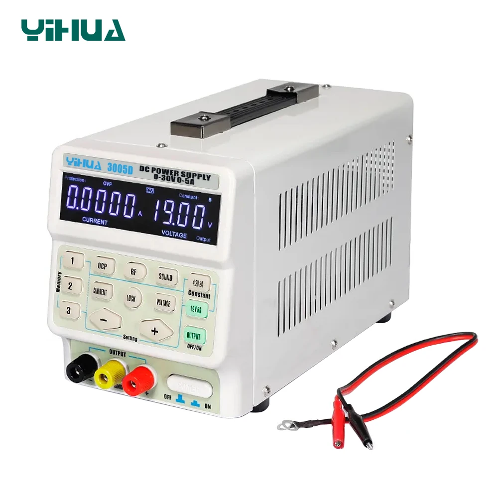 YIHUA 3005D Programmable DC Power Supply Adjustable 30V 5A Laboratory Maintenance Workbench Voltage Current Regulator Stabilizer