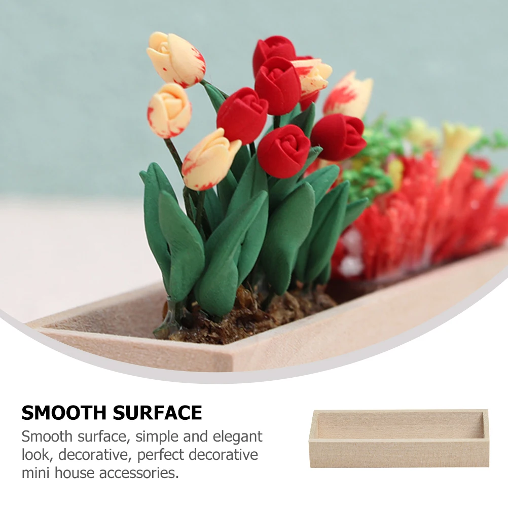 

Miniature Wood Vase Compact Decor for Mini House Miniature Scene Design Tiny Furniture Mini House Ornament Tiny Furniture