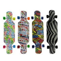 Newest design 31 inch Professional Skateboard Road Longboard Skate Board 4 Wheel Downhill Street Long Board